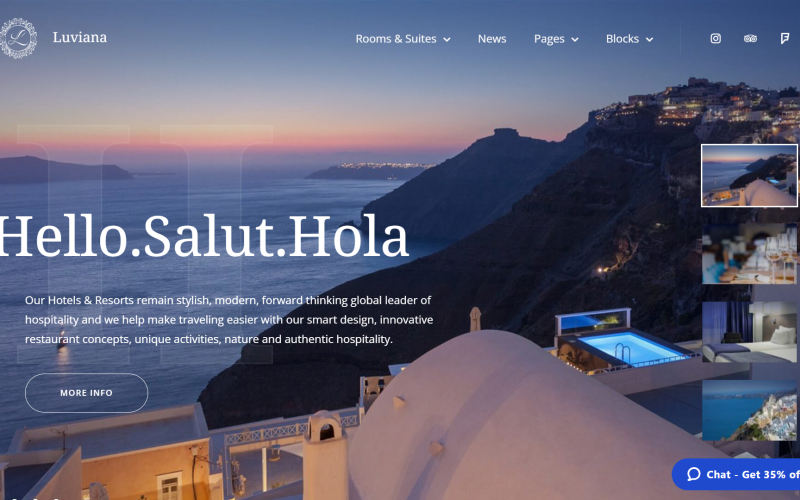 Resort & Hotels Customize